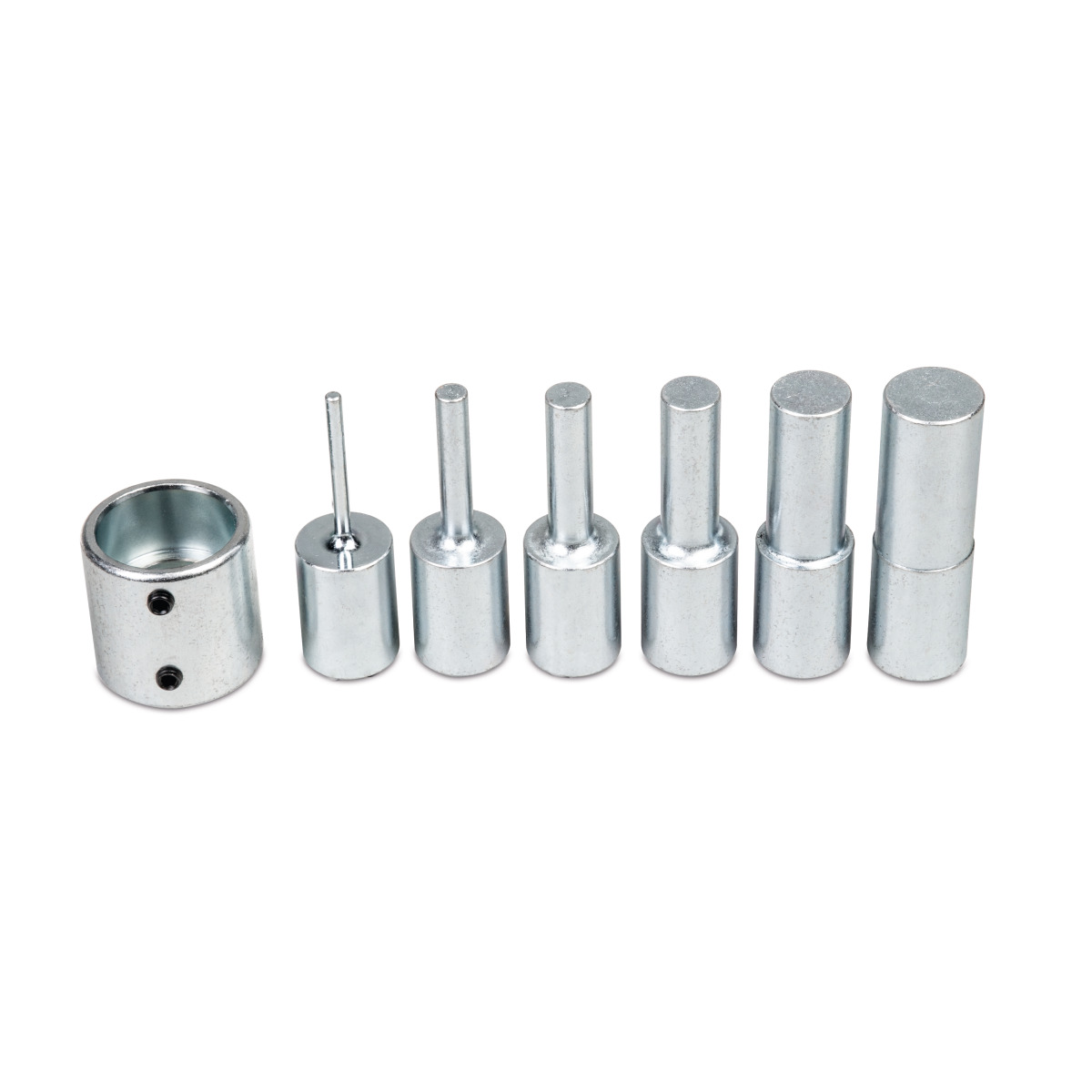 METALLKRAFT 6-teiliger Druckdornsatz mit Lochplatte WPP 15 T METALLKRAFT 6-teiliger Druckdornsatz mit Lochplatte WPP 15 T