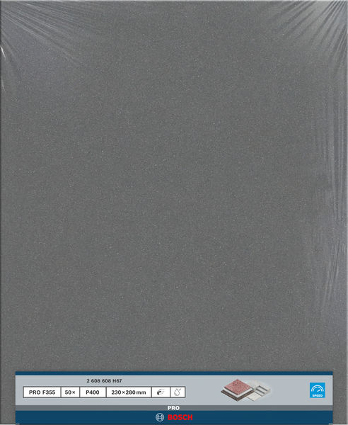 BOSCH PRO C355 Schleifrolle, 230 x 280 mm, 400 BOSCH PRO C355 Schleifrolle, 230 x 280 mm, 400