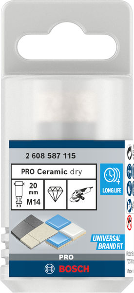 BOSCH Diamanttrockenbohrer Dry Speed Best for Ceramic