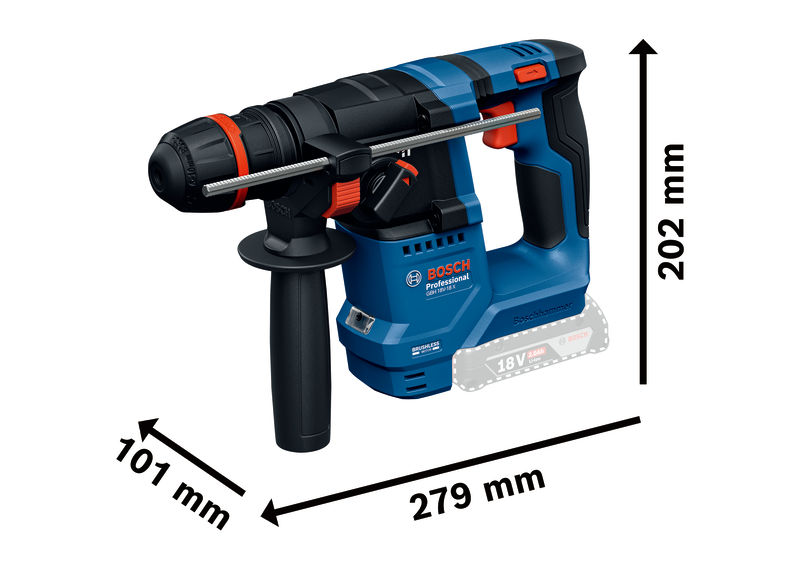 BOSCH Akku-Bohrhammer mit ONECHUCK GBH 18V-18 X in L-BOXX BOSCH Akku-Bohrhammer mit ONECHUCK GBH 18V-18 X in L-BOXX