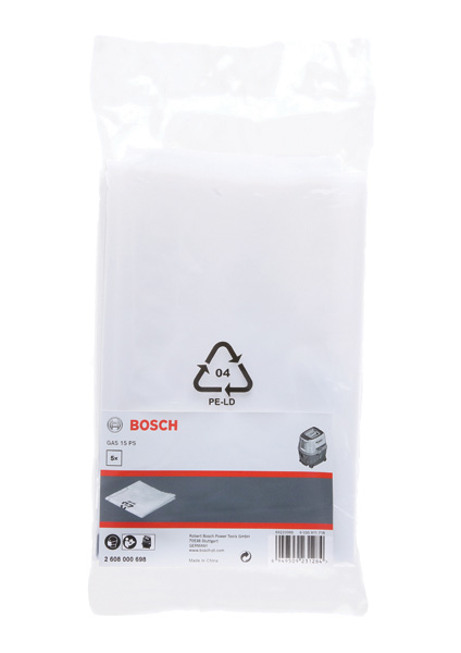 BOSCH Entsorgungssack, 5 l, Kunststoff (5 Stk.) für GAS 15 PS BOSCH Entsorgungssack, 5 l, Kunststoff (5 Stk.) für GAS 15 PS