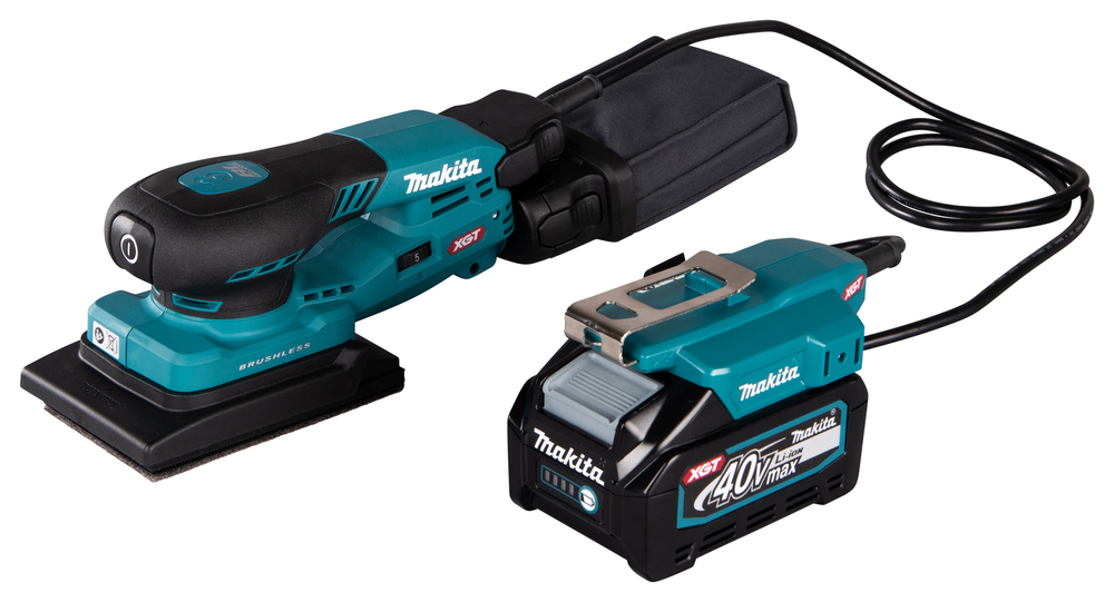 MAKITA Akku-Schwingschleifer 40V max. / 80 mm x 130 mm (ohne Ladegerät und Akkus) MAKITA Akku-Schwingschleifer 40V max. / 80 mm x 130 mm (ohne Ladegerät und Akkus)