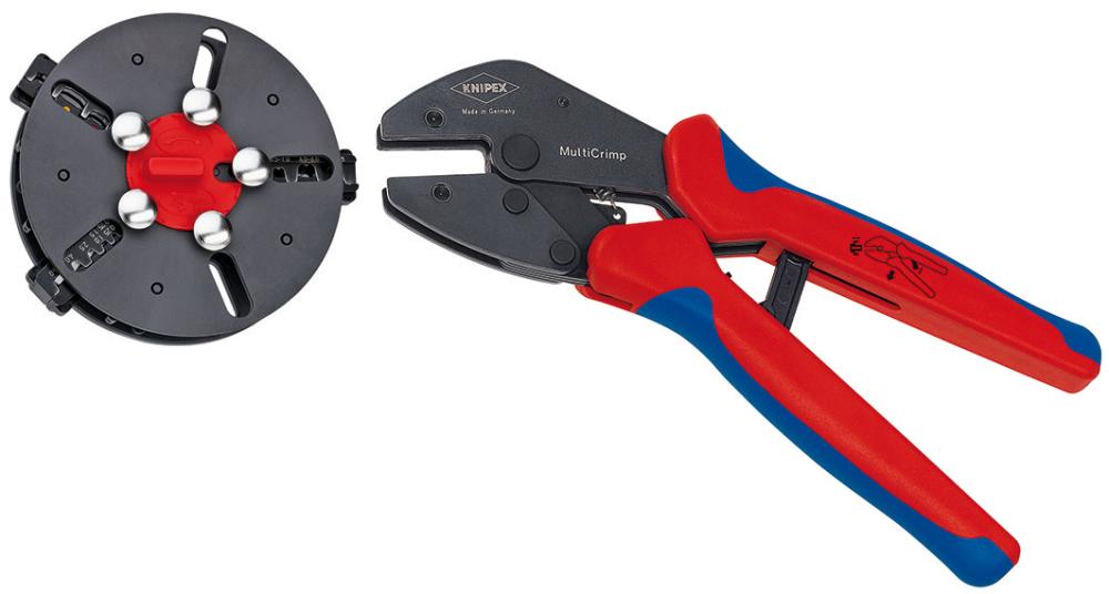 KNIPEX 97 33 01 MultiCrimp® Crimpzange mit Wechselmagazin 250 mm brüniert mit Mehrkomponenten-Hüllen KNIPEX 97 33 01 MultiCrimp® Crimpzange mit Wechselmagazin 250 mm brüniert mit Mehrkomponenten-Hüllen