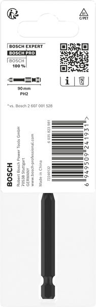 BOSCH PRO Phillips Impact Bit, PH2, 90 mm BOSCH PRO Phillips Impact Bit, PH2, 90 mm