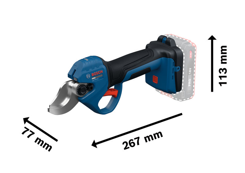 BOSCH Akku-Gartenschere GGP18V-32 Pruner 18V