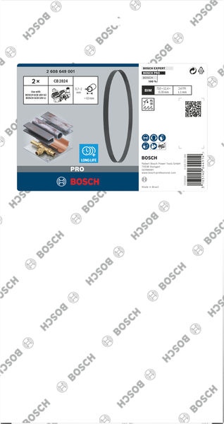 BOSCH Bandsägeblatt CB 2824 BIM, 24tpi, 2 Stk.