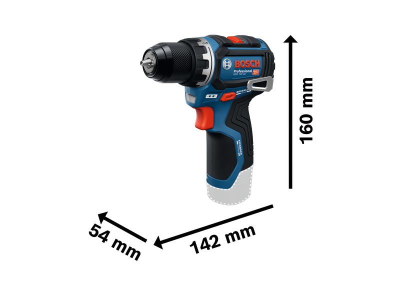 BOSCH Akku-Bohrschrauber GSR 12V-32, 2 x GBA 12V 2.0Ah, Werkzeugtasche BOSCH Akku-Bohrschrauber GSR 12V-32, 2 x GBA 12V 2.0Ah, Werkzeugtasche