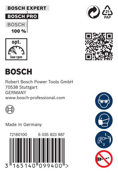 BOSCH PRO Wood HSS Installationsbohrer, 22 x 100 x 600 mm BOSCH PRO Wood HSS Installationsbohrer, 22 x 100 x 600 mm