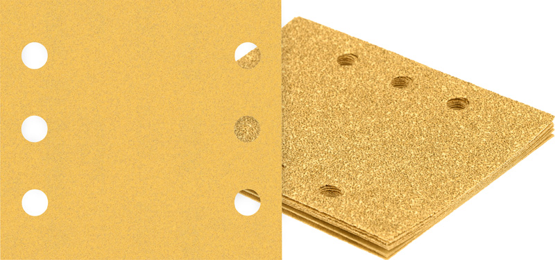 BOSCH EXPERT C470 Schleifblatt, 115x107mm, K120, 6 Löcher, 10-tlg.