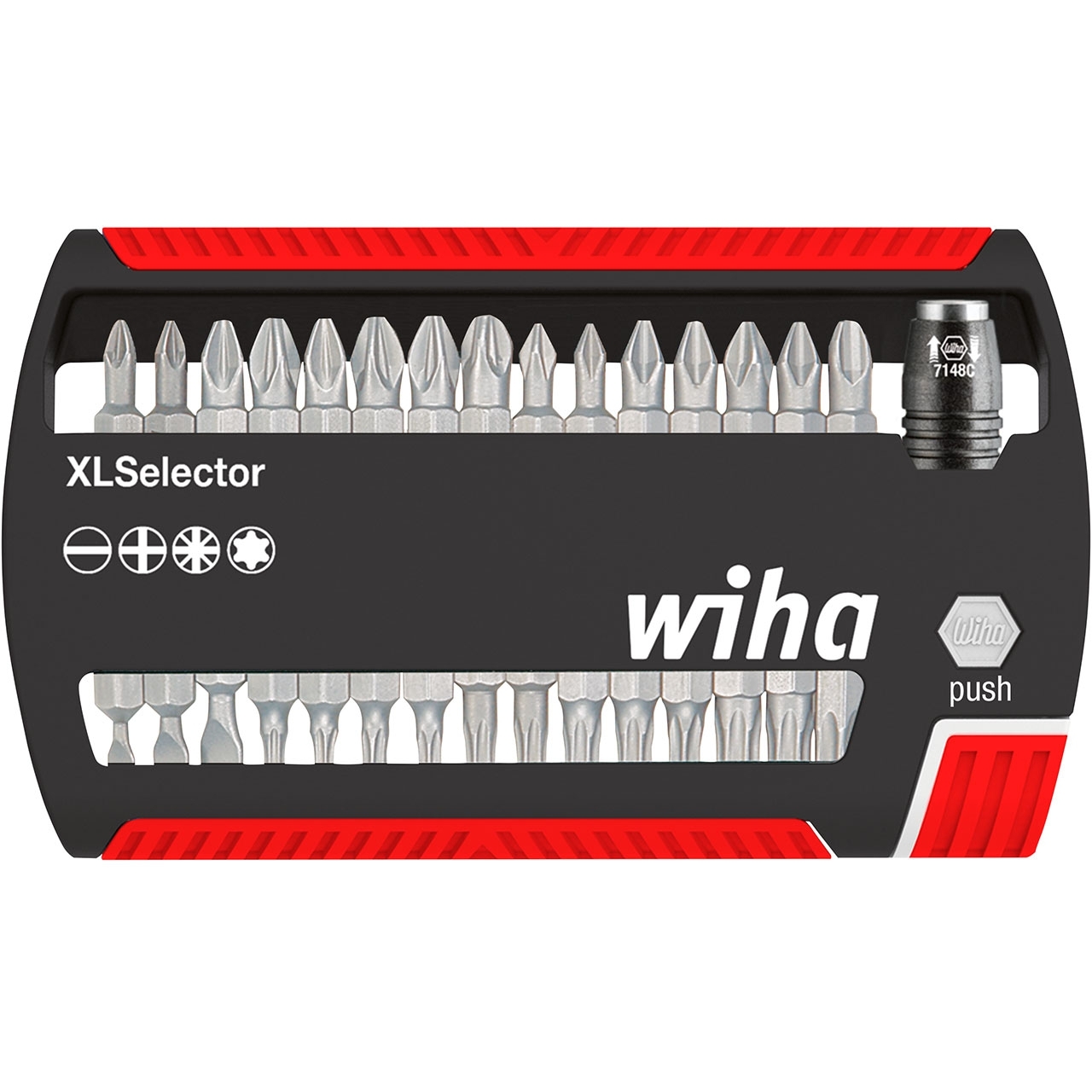 WIHA Bit-Set XLSelector Standard 25mm, gemischt 32-tlg. 1/4"