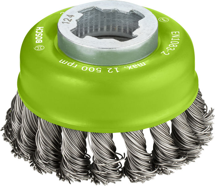 BOSCH PRO Stainless Steel heavy X-Lock Topfbürste, 75 x 0,5 mm
