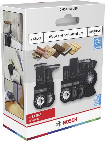 BOSCH Holz- und Weichmetall-Set, 9-tlg. BOSCH Holz- und Weichmetall-Set, 9-tlg.