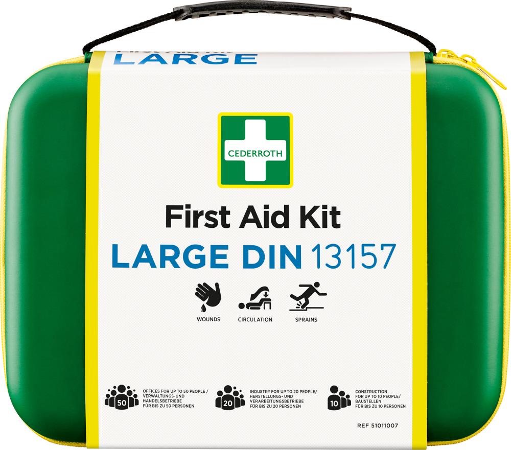 CEDERROTH First Aid Kit Large DIN 13157 CEDERROTH CEDERROTH First Aid Kit Large DIN 13157 CEDERROTH
