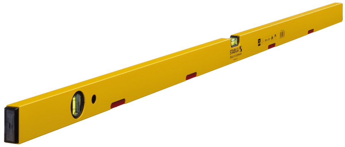 STABILA Magnet-Wasserwaage Type 70 M, 150 cm, leichtes Alu-Profil, starkes Seltenerd-Magnetsystem, 1 Horizontal-Libelle, 1 Vertikal-Libelle, Made in Germany STABILA Magnet-Wasserwaage Type 70 M, 150 cm, leichtes Alu-Profil, starkes Seltenerd-Magnetsystem, 1 Horizontal-Libelle, 1 Vertikal-Libelle, Made in Germany