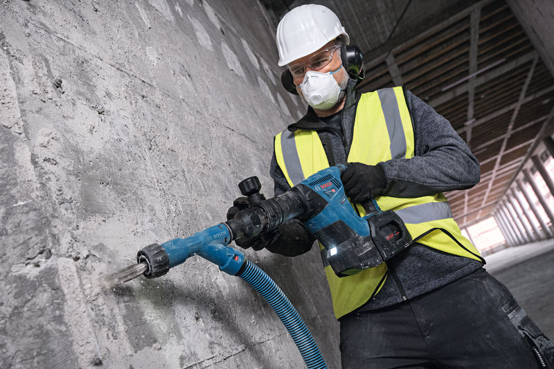 BOSCH Akku-Schlaghammer mit SDS max GSH 18V-5 in XL-BOXX