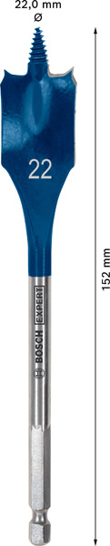 BOSCH EXPERT Self Cut Speed Flachfräsbohrer, 22x152mm BOSCH EXPERT Self Cut Speed Flachfräsbohrer, 22x152mm