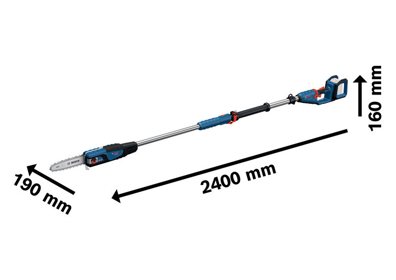BOSCH Akku-Teleskop-Hochentaster GKE 18V-25 TP BOSCH Akku-Teleskop-Hochentaster GKE 18V-25 TP