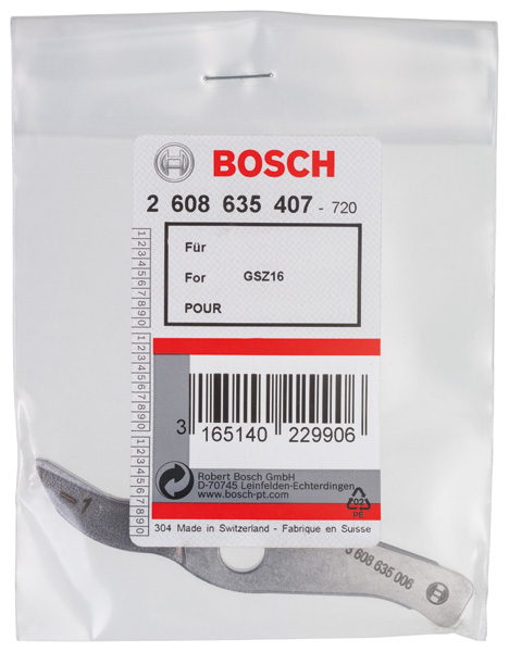 BOSCH Messer gerade bis 1,0 mm, für Bosch-Schlitzschere GSZ 160 Professional
