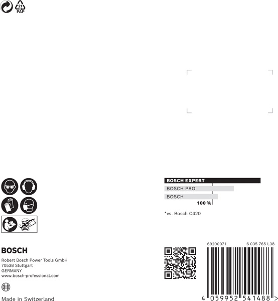 BOSCH EXPERT C470 Schleifscheibe, 125mm, K320, 8 Löcher, 5-tlg. BOSCH EXPERT C470 Schleifscheibe, 125mm, K320, 8 Löcher, 5-tlg.