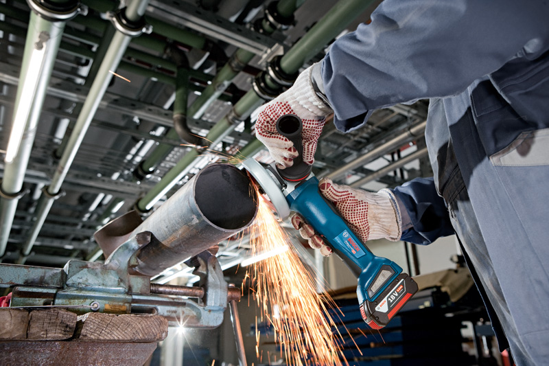 BOSCH Akku-Winkelschleifer GWS 18V-10 P