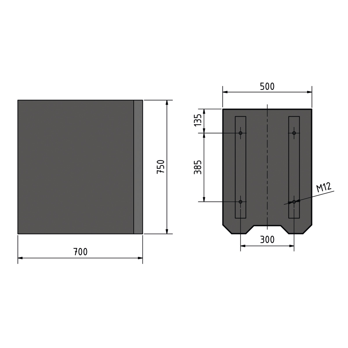 STÜRMER Maschinenunterbau Optimum MSM 2 700 x 550 x 750 mm STÜRMER Maschinenunterbau Optimum MSM 2 700 x 550 x 750 mm