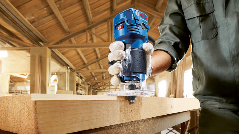 BOSCH Kantenfräse GLF 55-6
