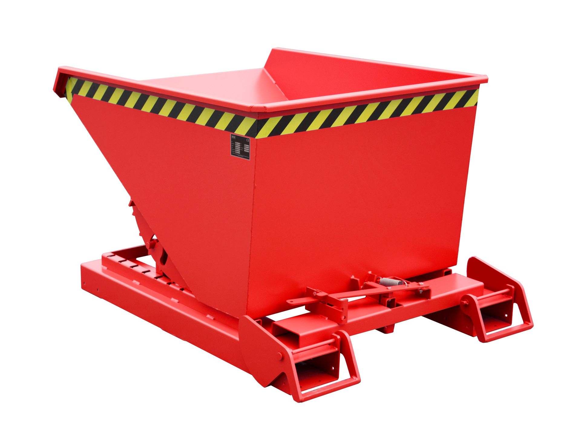 BAUER Kippbehälter 4A 600, lackiert, RAL 3000 Feuerrot BAUER Kippbehälter 4A 600, lackiert, RAL 3000 Feuerrot
