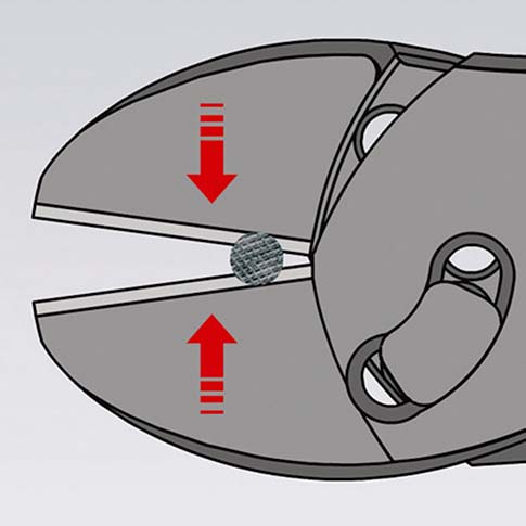 KNIPEX KNIPEX 73 72 180 F TwinForce® Hochleistungs-Seitenschneider mit Öffnungsfeder 180 mm schwarz atramentiert mit Mehrkomponenten-Hüllen poliert KNIPEX KNIPEX 73 72 180 F TwinForce® Hochleistungs-Seitenschneider mit Öffnungsfeder 180 mm schwarz atramentiert mit Mehrkomponenten-Hüllen poliert