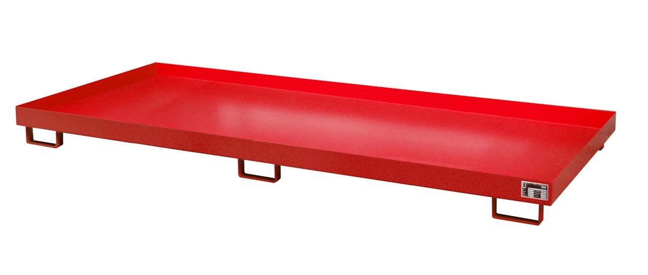 BAUER Regalwanne RW 3300-1, lackiert, Feuerrot