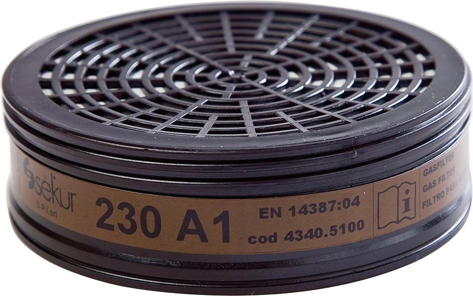 EKASTU SAFETY Filter 230, A1 für Polimask 230(Pck. a 2St.) EKASTU SAFETY Filter 230, A1 für Polimask 230(Pck. a 2St.)