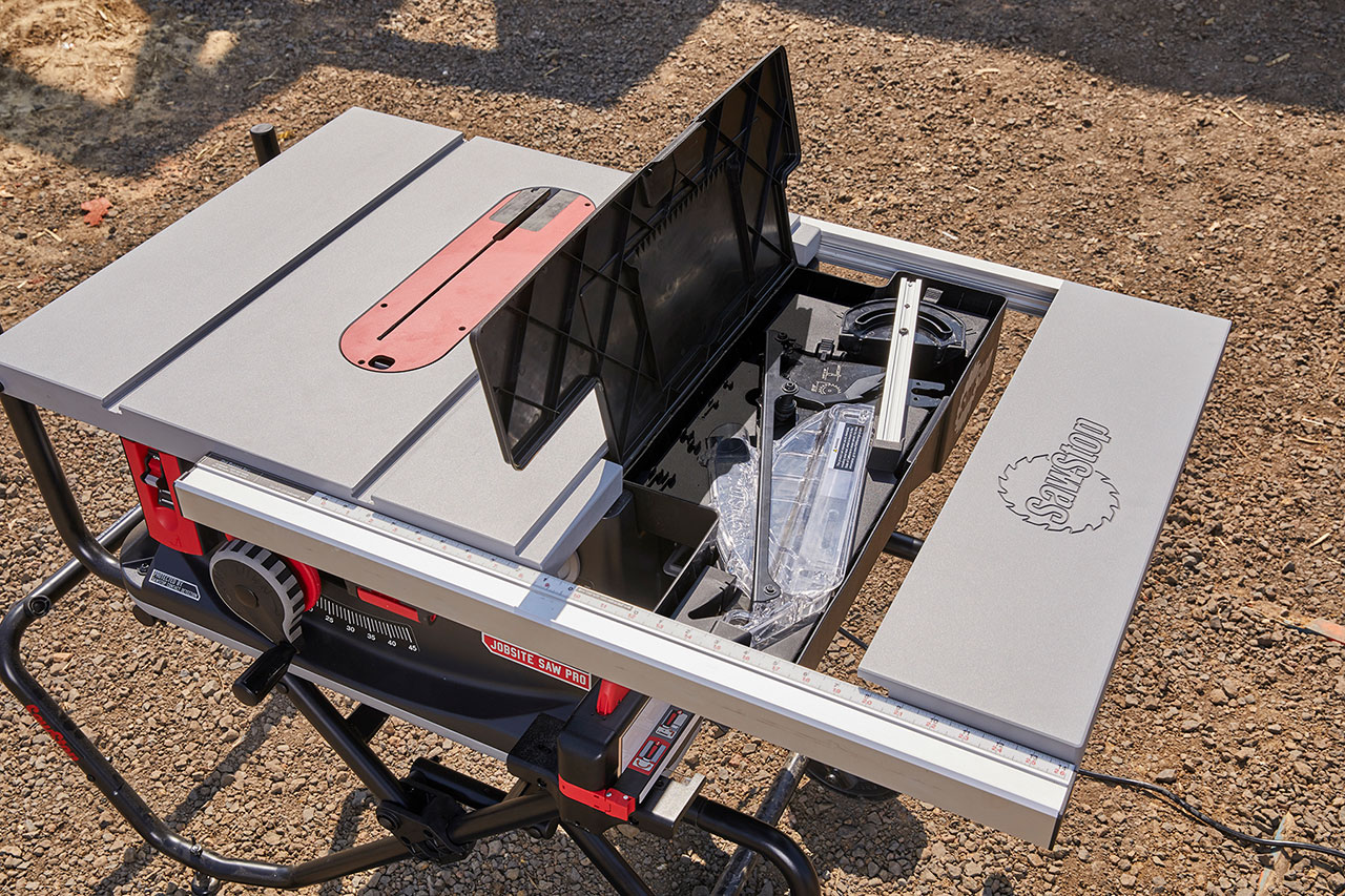 SAWSTOP Jobsite Saw PRO - JSS - inkl. Fahrbares Untergestell