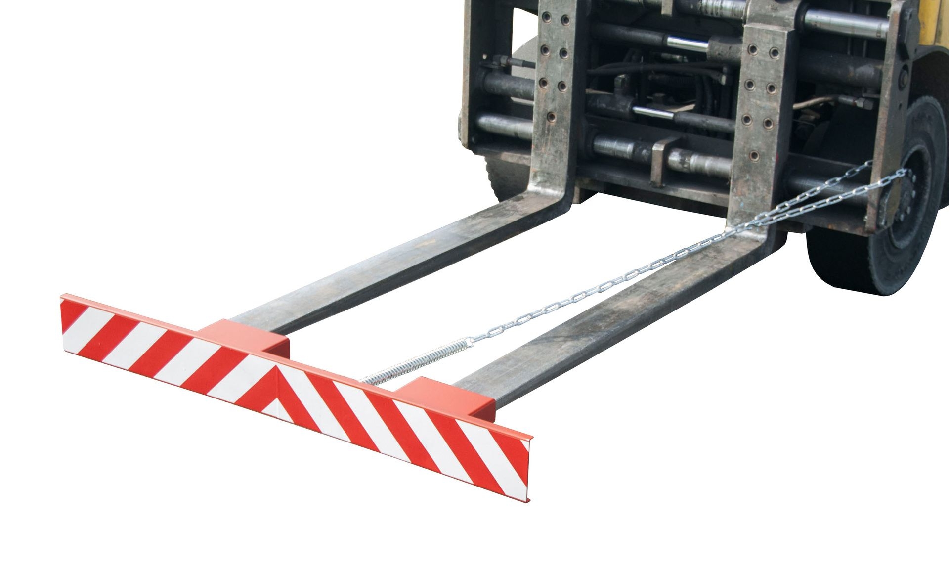 BAUER Gabelzinkenschild GZS, lackiert, RAL 3000 Feuerrot