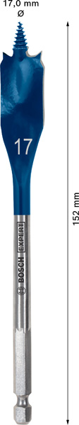 BOSCH EXPERT Self Cut Speed Flachfräsbohrer, 17x152mm BOSCH EXPERT Self Cut Speed Flachfräsbohrer, 17x152mm