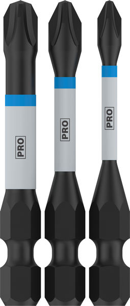 BOSCH PRO PH Impact Bit Set, 55 mm, 3-tlg BOSCH PRO PH Impact Bit Set, 55 mm, 3-tlg