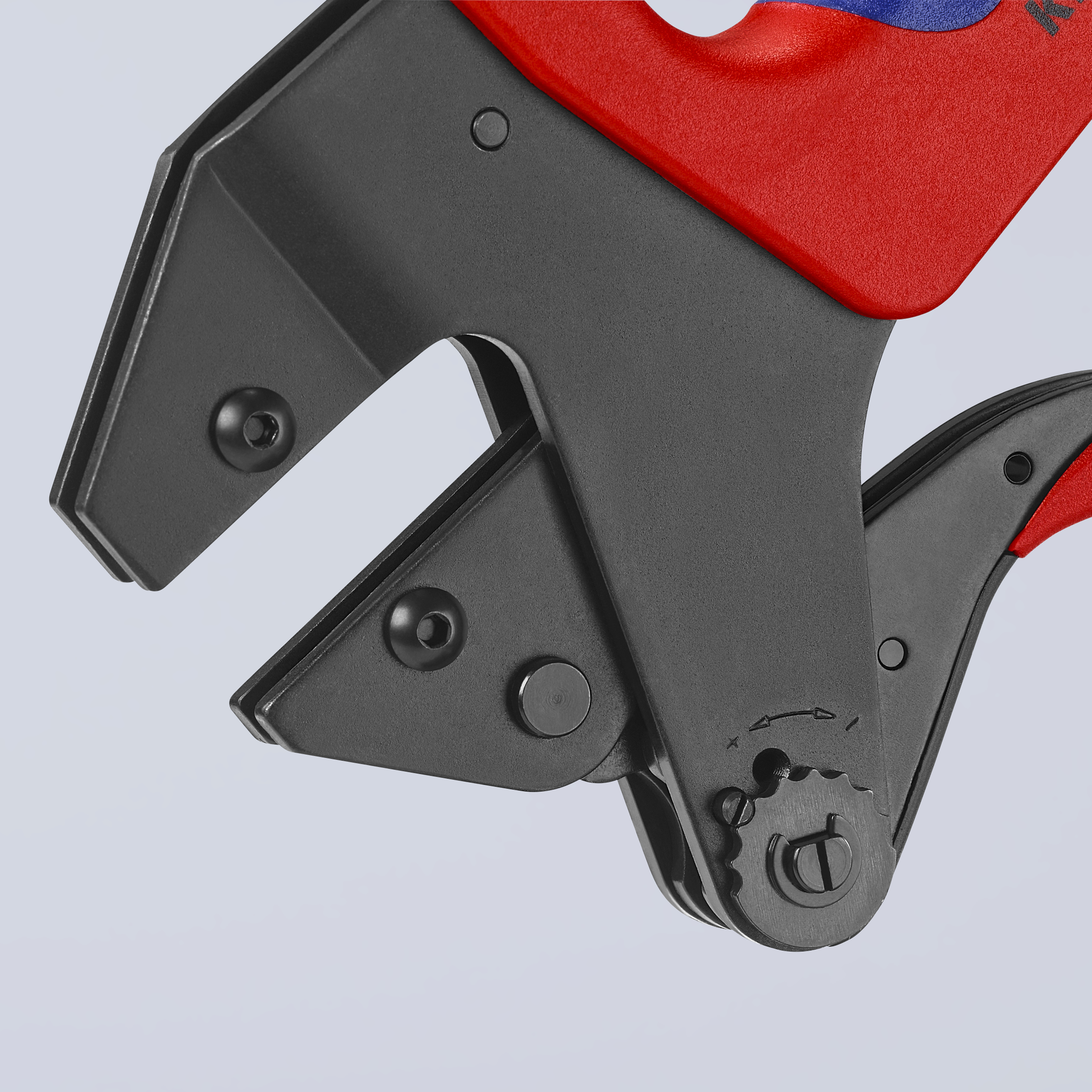 KNIPEX KNIPEX 97 43 200 Crimp-Systemzange für auswechselbare Crimpeinsätze 200 mm brüniert mit Mehrkomponenten-Hüllen KNIPEX KNIPEX 97 43 200 Crimp-Systemzange für auswechselbare Crimpeinsätze 200 mm brüniert mit Mehrkomponenten-Hüllen