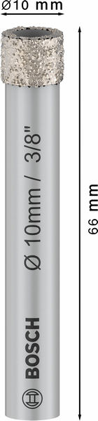 BOSCH PRO Ceramic dry Bohrer, 10 x 66 mm BOSCH PRO Ceramic dry Bohrer, 10 x 66 mm