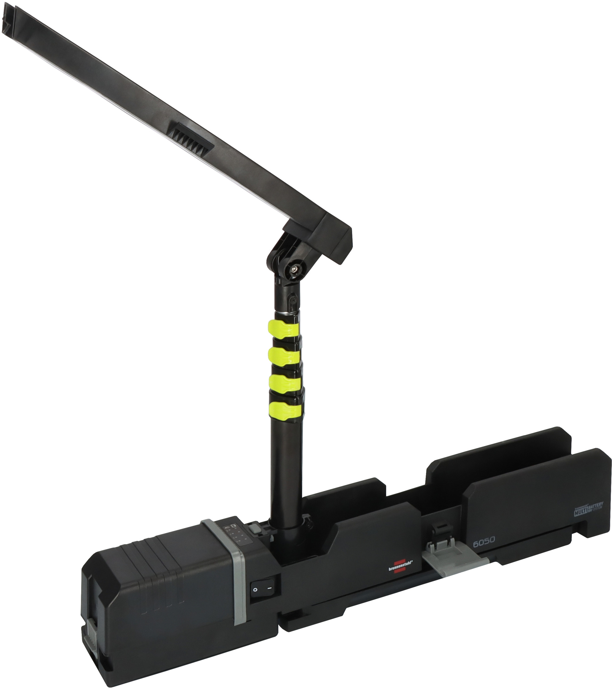 BRENNENSTUHL Multi Battery LED Akku Teleskop Arbeitsstrahler 6050 MA, 7700lm, IP54
