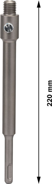 BOSCH PRO SDS plus Adapter, 220 mm, M16