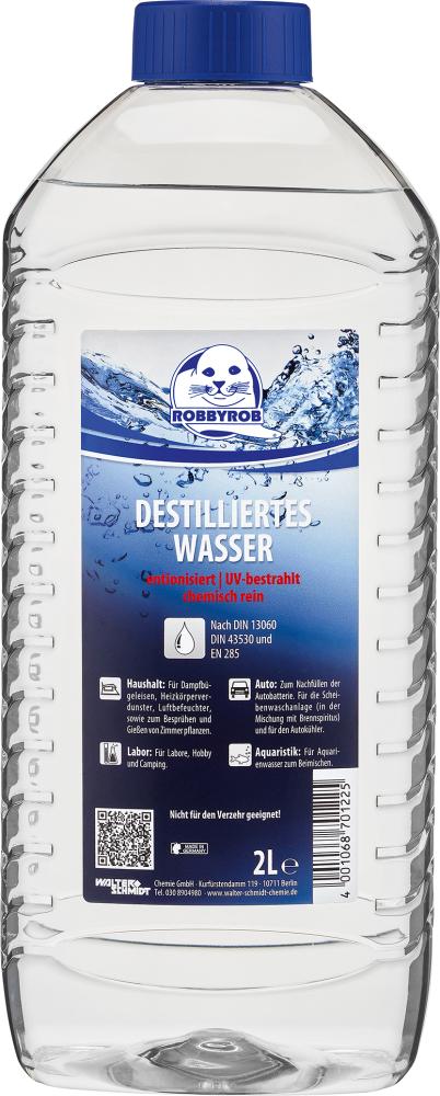 ROBBYROB Destilliertes Wasser 2L Flasche ROBBYROB Streckenartikel