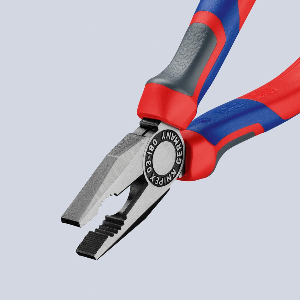 KNIPEX Kombizange schwarz atramentiert 180 mm