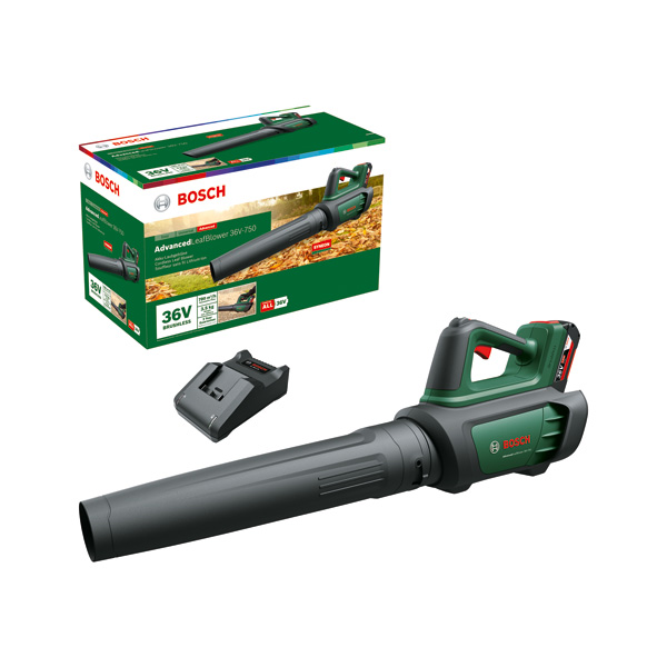 BOSCH Akku-Laubbläser AdvancedLeafBlower 36V-750, 1 x Akku 36V 2,0Ah