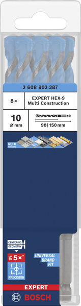 BOSCH EXPERT HEX-9 Multi Construction Bohrer, 10 x 90 x 150 mm