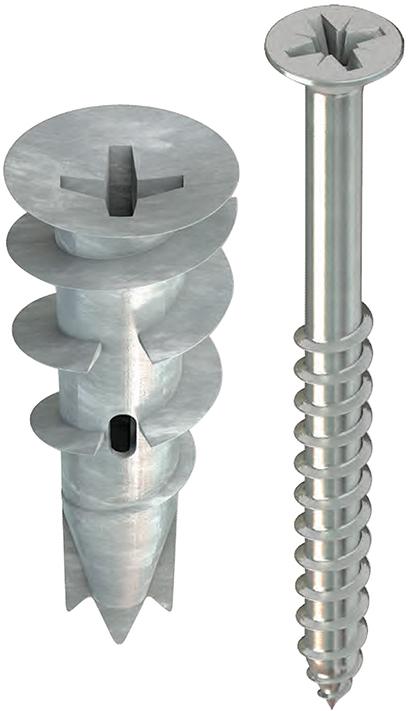 TOX TOX Gipskartondübel Spiral Plus 37-4 + Schr.