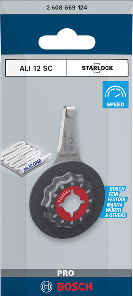 BOSCH PRO ALI 12 SC Blatt für Multifunktionswerkzeuge, 4 x 12 mm