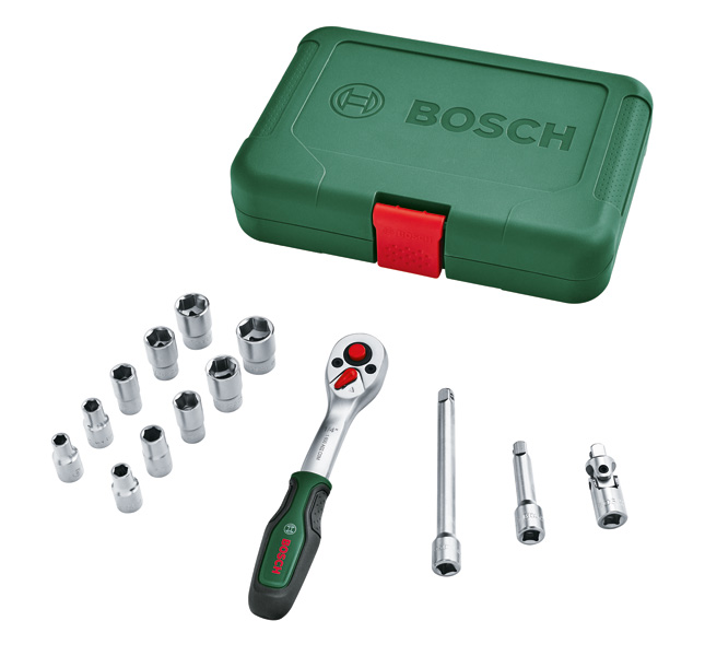 BOSCH Handwerkzeuge 1/4"-Ratschen-Set 14-tlg.