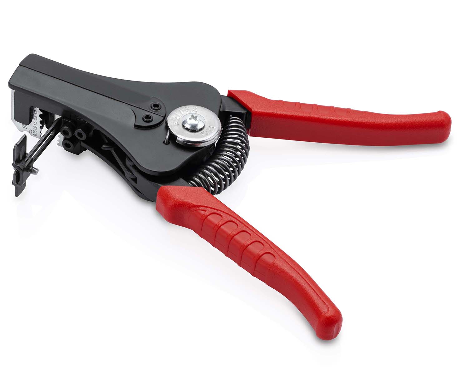 KNIPEX KNIPEX 12 21 180 Abisolierzange mit Formmessern 180 mm schwarz lackiert mit Kunststoff-Griffhüllen KNIPEX KNIPEX 12 21 180 Abisolierzange mit Formmessern 180 mm schwarz lackiert mit Kunststoff-Griffhüllen