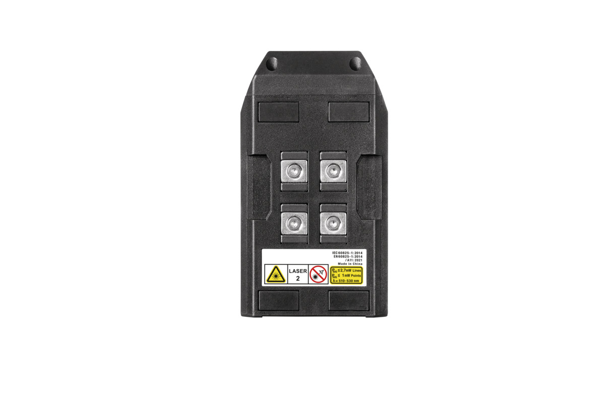 STABILA Kreuzlinien-Lot-Laser LAX 500 G, 12-V-System, 5-teiliges Set, ohne Akku und Ladegerät