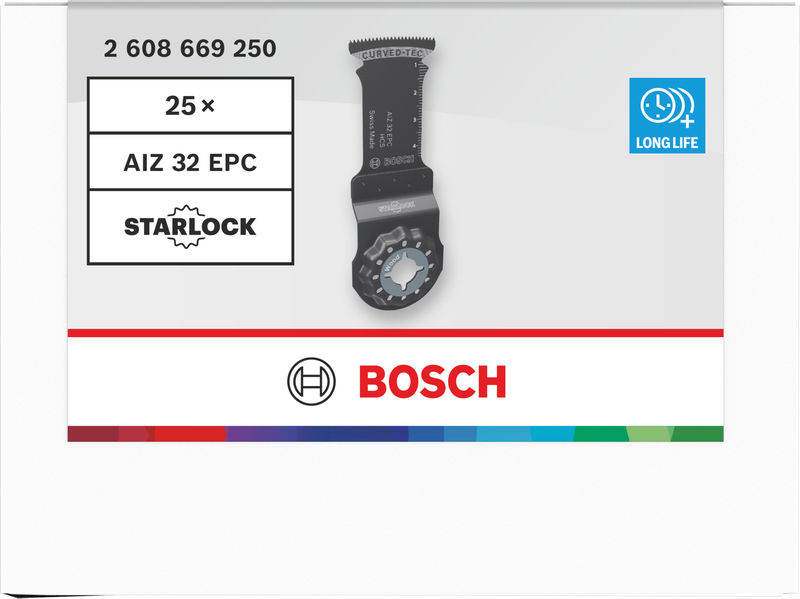 BOSCH AIZ 32 EPC Holz Tauchsägeblatt, Starlock, 32 x 50 mm BOSCH AIZ 32 EPC Holz Tauchsägeblatt, Starlock, 32 x 50 mm