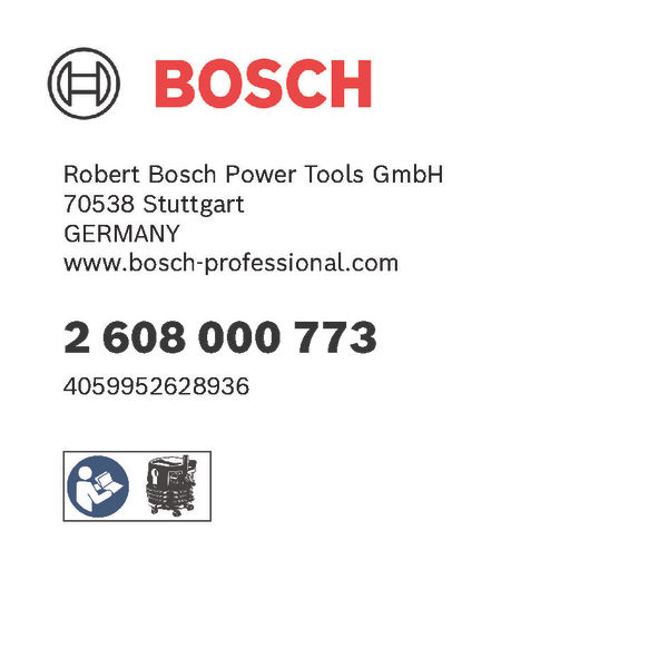BOSCH Entsorgungssack, 265 x 125 x 12 mm
