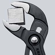KNIPEX KNIPEX 87 03 125 Cobra® Hightech-Wasserpumpenzange 125 mm verchromt mit rutschhemmendem Kunststoff überzogen